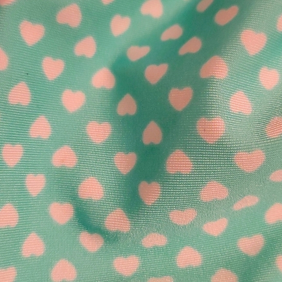 Girl's OP 1 Piece Heart Swimsuit with Skirt - Picture 2 of 11